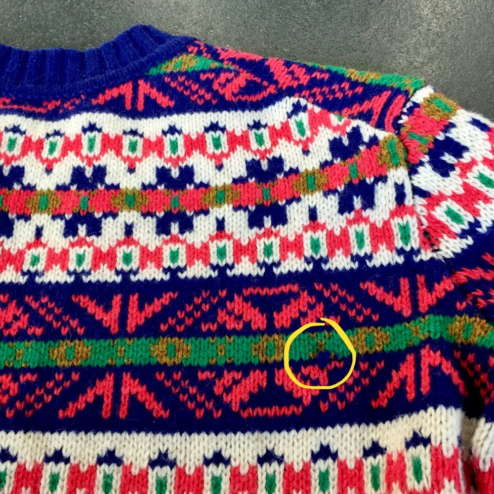 J.Crew | XXS | Sweater Fair Isle Oversized Wool - Picture 8 of 8